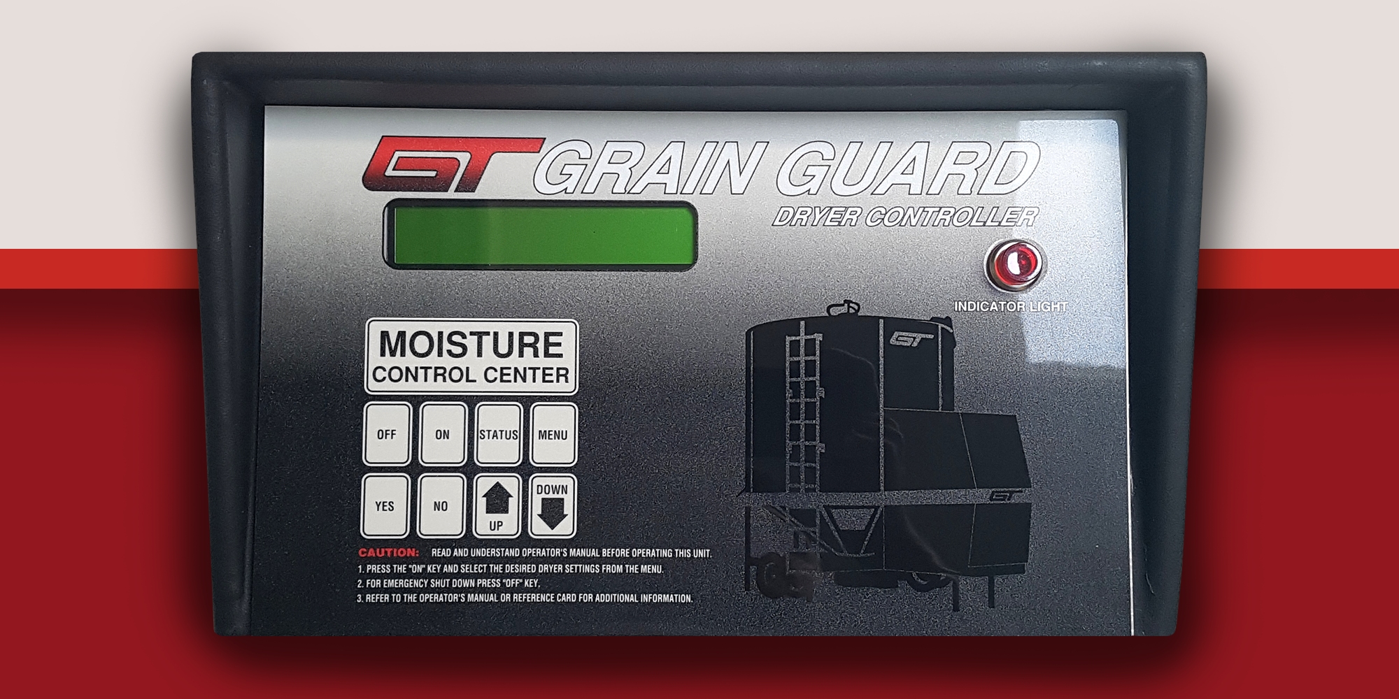 Grain Guard Controller fitted to OPICO GT Gas Grain Dryer