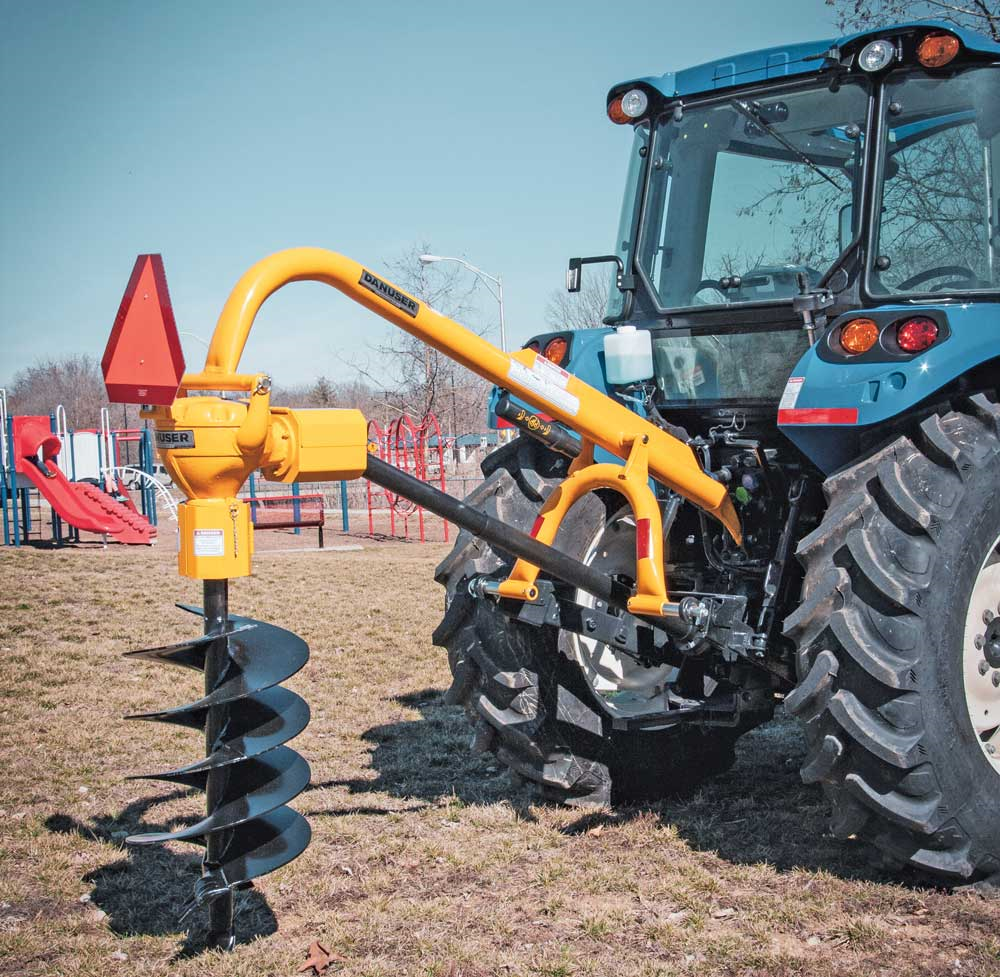Danuser Post Hole Diggers PTO Augers for Utility Tractors Opico Products