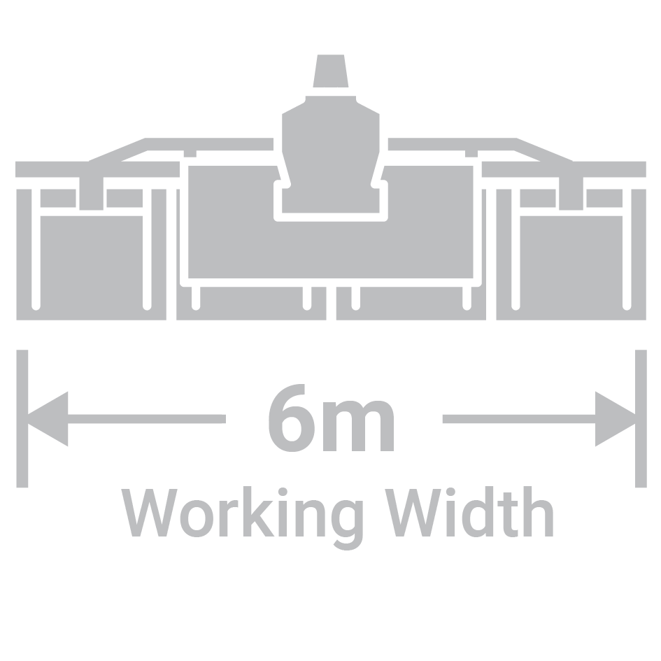 GTrass master working width icon