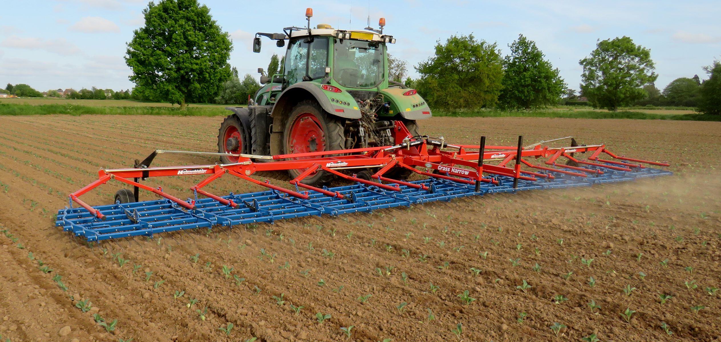 OPICO Comb Harrow in field