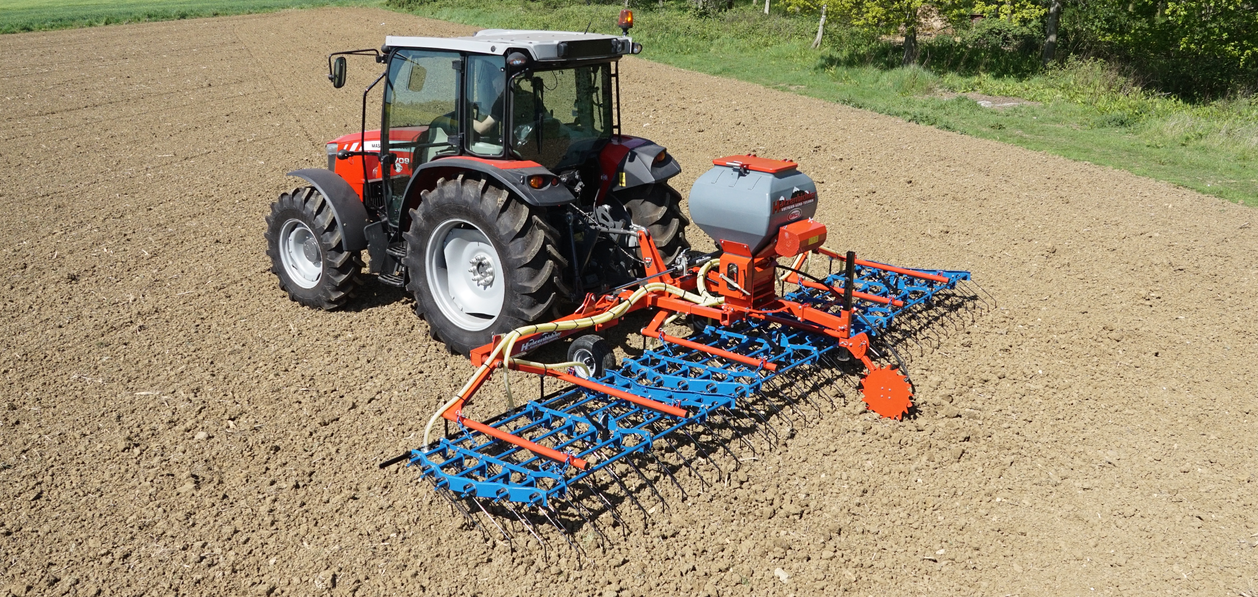 Grass seed sowing discount machine