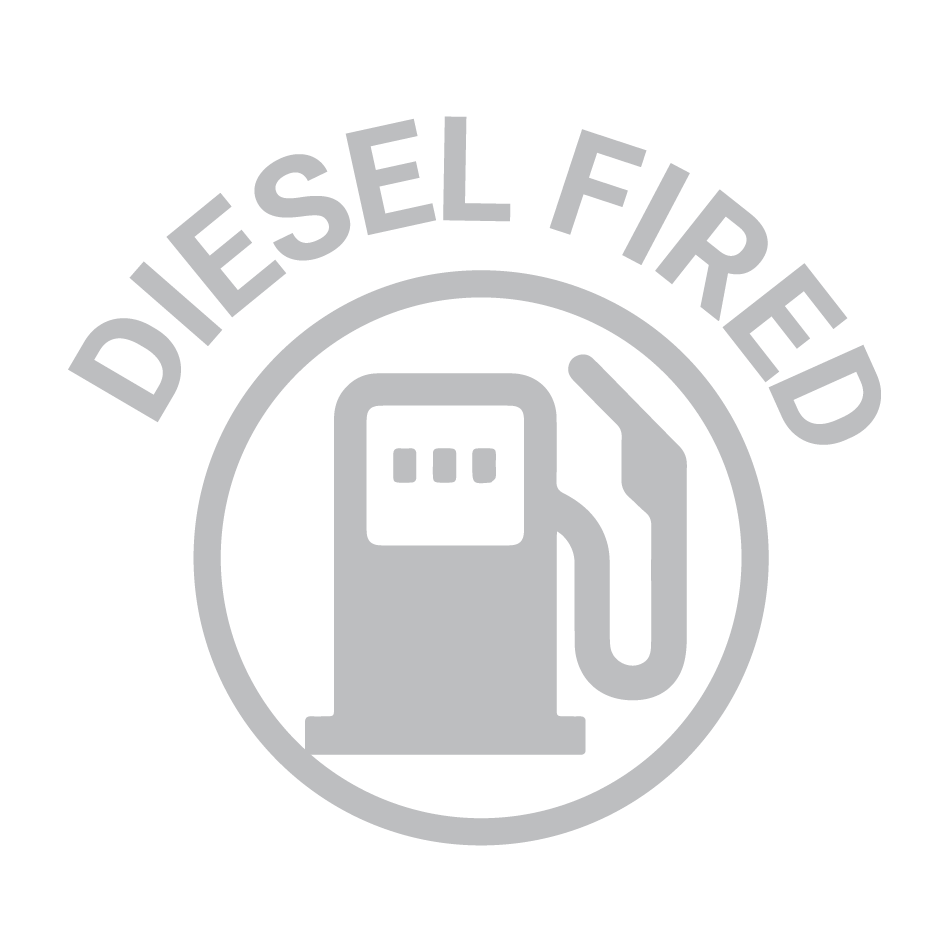 Diesel fired icon